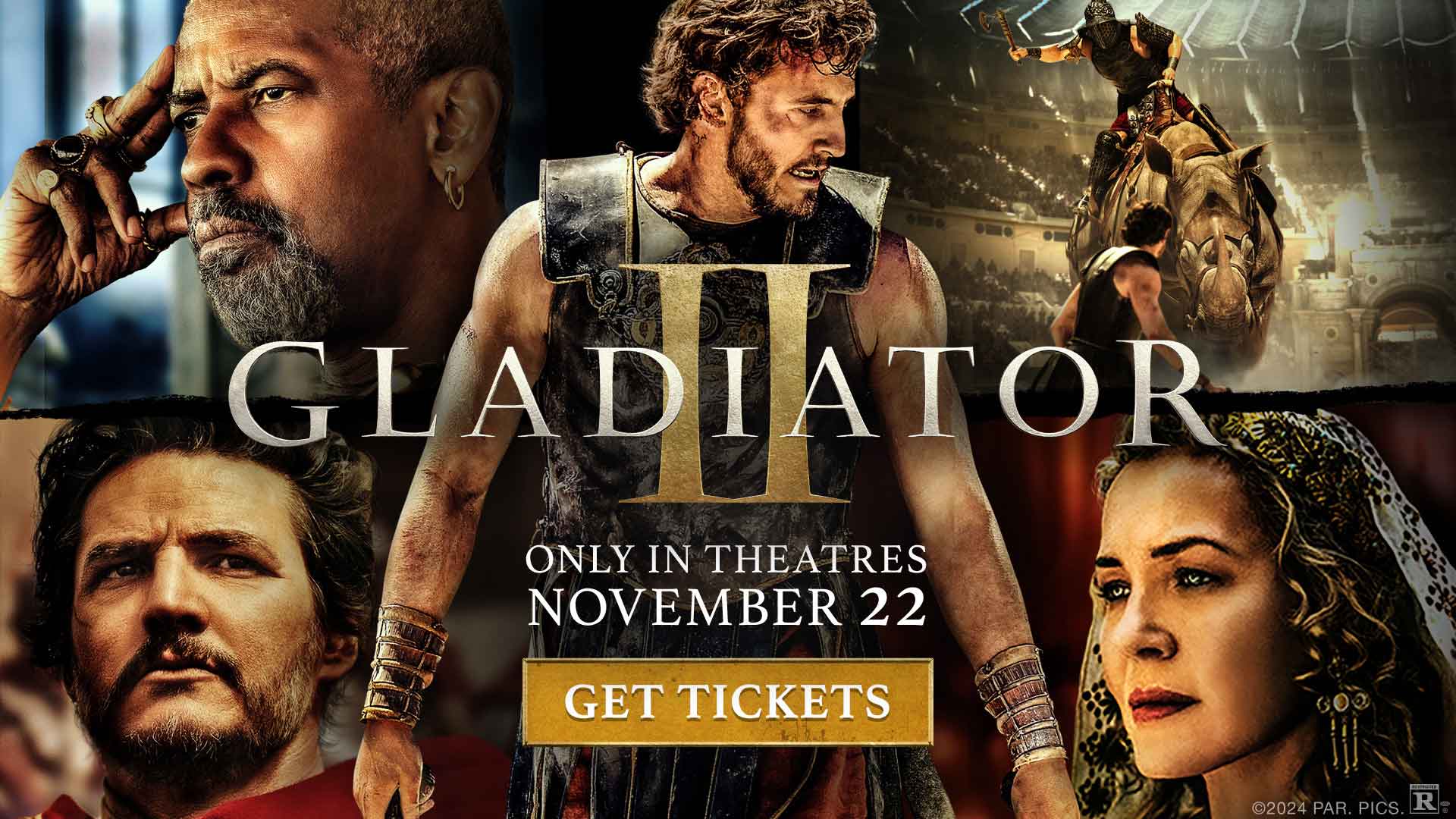 Gladiator II (2024) Hindi [Tamil Telugu] 1080p HDRip x264 AAC