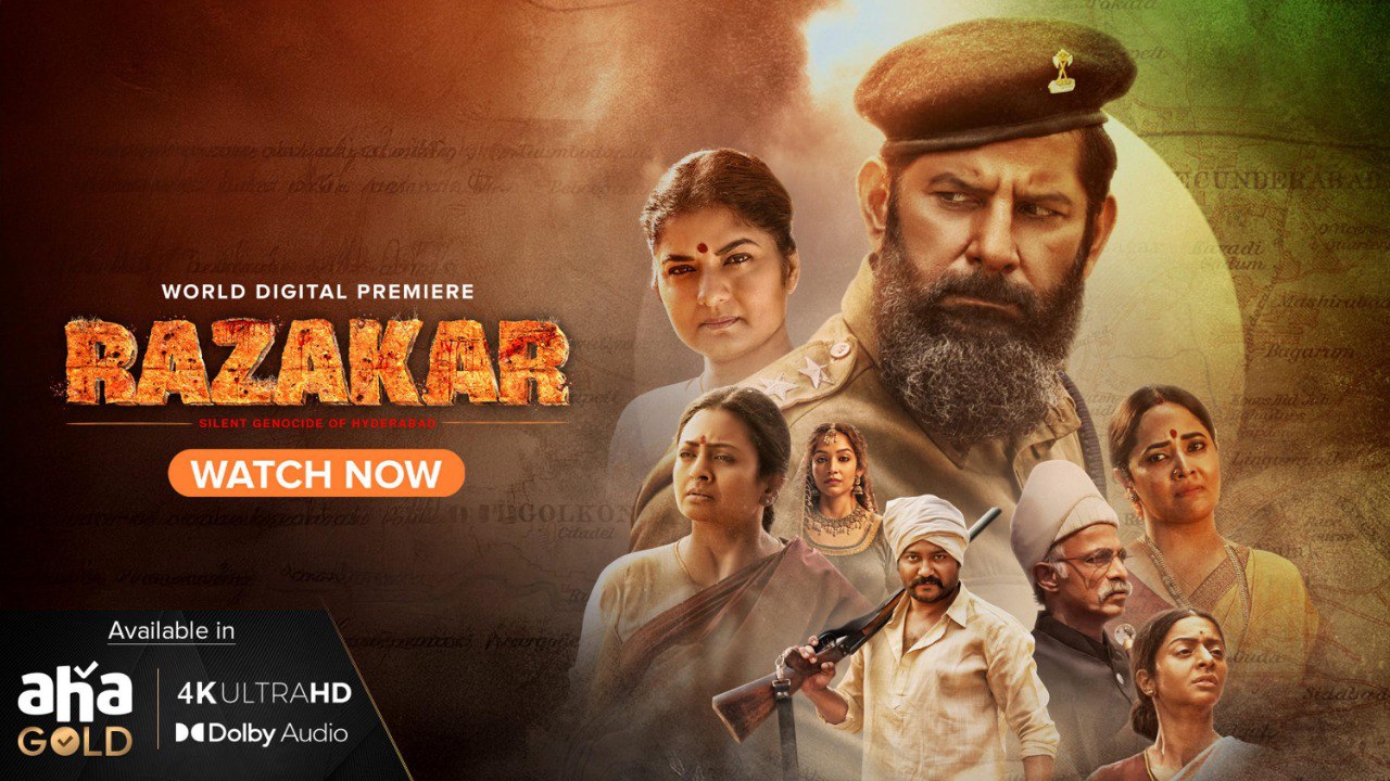 Razakar (2024) Dual Audio [Hindi Cleaned-Telugu] AHA WEB-DL H264 AAC 1080p 720p 480p ESub