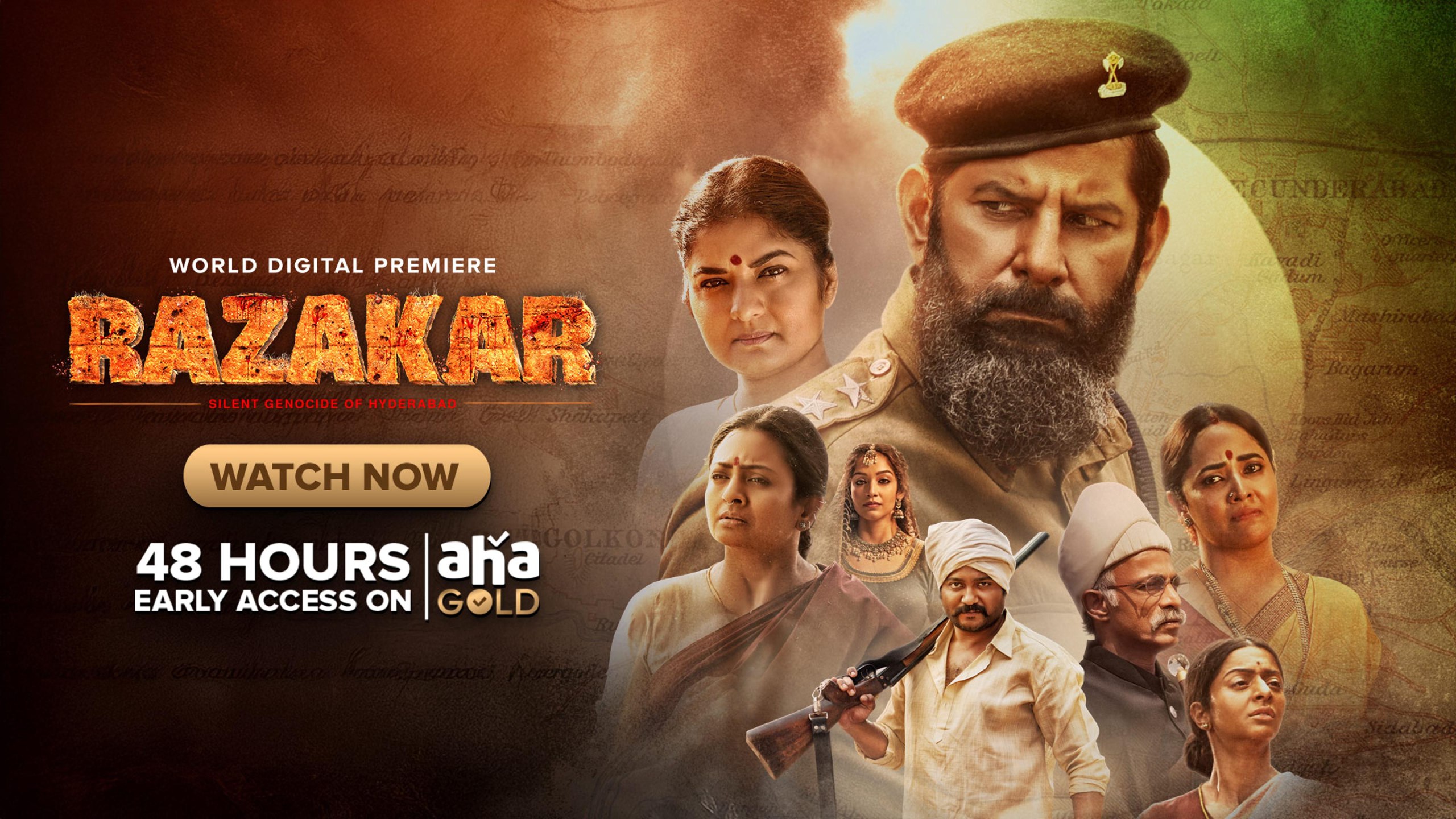 Razakar 2025 Hindi Dubbed Movie ORG 720p WEBRip 1Click Download